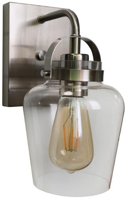 Craftmade Trystan 1 Light Wall Sconce Brushed Polished Nickel