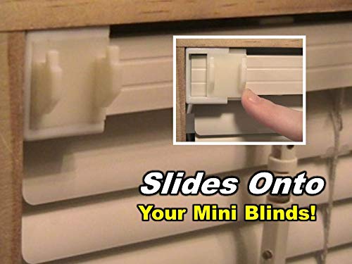 Slide on Curtain Brackets - 5 Sets (10 Brackets)