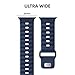 Sport Band Compatible with Apple Watch Ultra 2 Band 49mm 46mm 45mm 44mm 42mm for Men, Soft Silicone Wristbands Waterproof Replacement Strap for iWatch Series 11 10 9 8 7 6 5 4 3 SE Ultra 3 2 1, 2 Pack