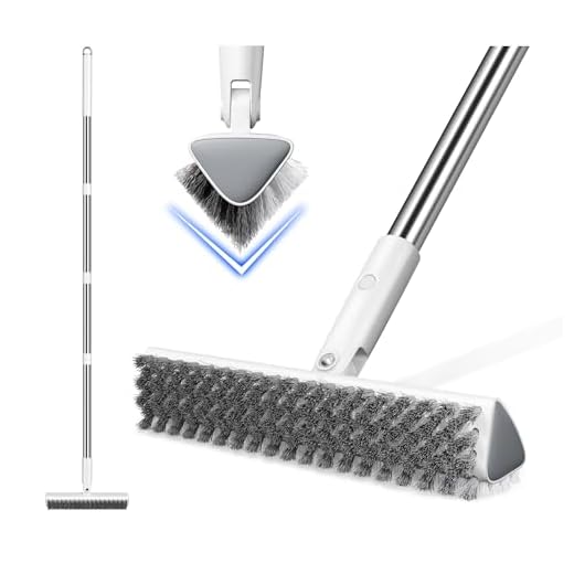 How to clean a wood fence without a pressure washer TidyTale Long Handle Scrub Brush