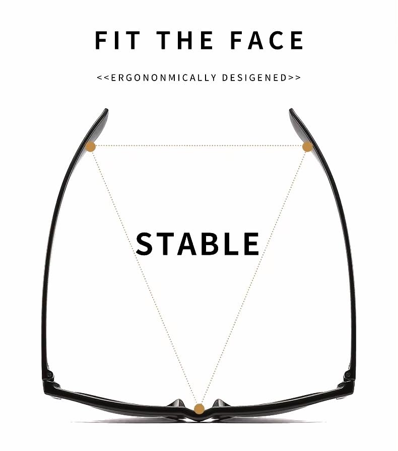 The Products Edge Sunglasses Men Polarized Sunglasses for Womens Classic Matte Black Frame UV Protection4