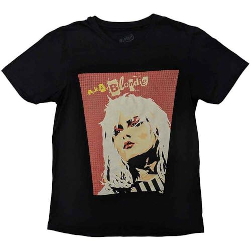 T-shirt Blondie noir motif durable qui ne craquelle pas au lavage
