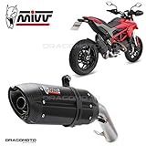 DUCATI Auspuff HYPERMOTARD 821 2013 2014 Suono MIVV Stahl Schwarz