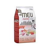 El MEU Menú Pienso Cordero para Adultos con Arroz (3kg)- Hipoalergénico, Alta Digestibilidad, Croqueta Cómoda