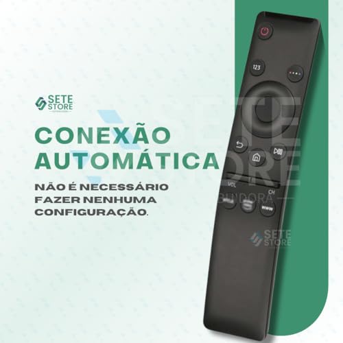 Controle Remoto Smart TV | Compatível com Samsung Smart Tv 4K | Universal | Botões de Acesso Rápido