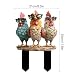 Zqkimzi Garden Stakes Outside, Chicken Garden Stakes, Acrylic Ground Plug, Pot Decoration Stakes, Outdoor Plant Stakes, Yard Decoration Stakes for Garden, Farm, Yard, Lawn and Pathway
