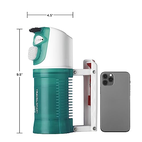 Conair TS184X Clothes-Mini Garment Fabric Steamer Travel Smart-Packable In Carry On Luggage, One Size, Green-Dual Voltage thumb #6