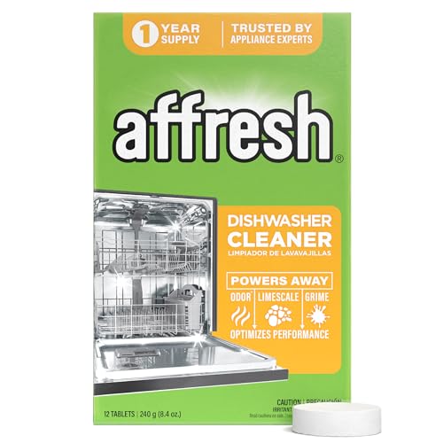 Affresh Dishwasher Cleaner Tablets, 12-Count