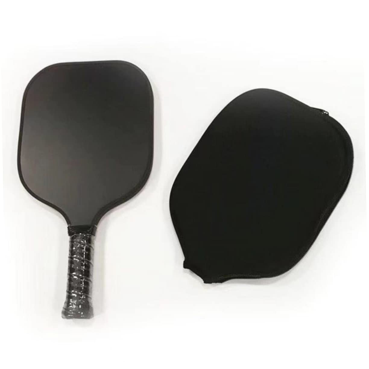 TOYANDONA Schlägerschutz Ball Gericht schützend Schutzhülle für die Schlägeraufbewahrung Tischtennis Fledermausabdeckungsfall Schutzhülle für Sportbälle Paddel Ärmel Neopren-Material Schwarz