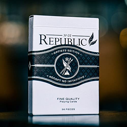 Ellusionist Republic Artist (Black) Playing Cards Limited V3 Edition Poker Magic Collectible Deck By Ellusionist #TOP12