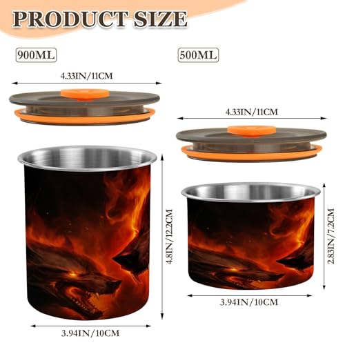 Contenedor hermético para café de acero inoxidable 30oz miniatura 2