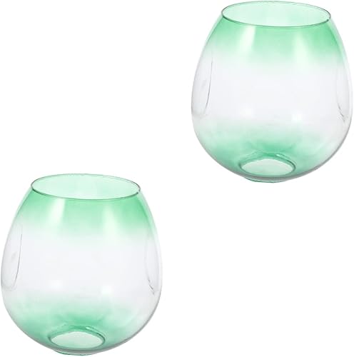 LIFKOME Lámpara colgante de cristal 2 unids pantalla de cristal simple escritorio lámpara pared luz sombras