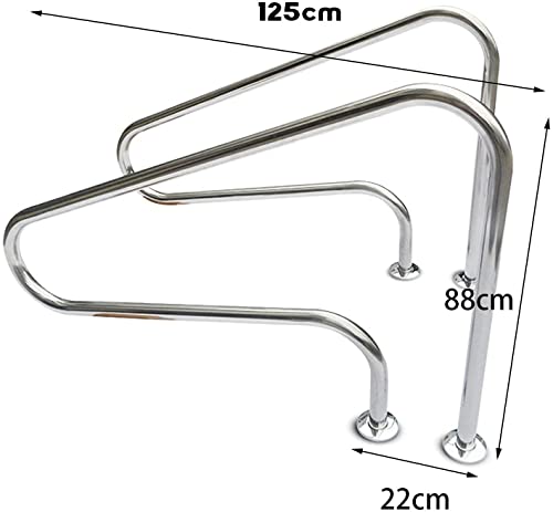 Barandilla para piscina de acero inoxidable 304 miniatura 4