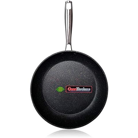 Wecook Ecochef 10428 28 cm Non-Stick Frying Pan, Full Induction Base, Titanium, BPA Forged Aluminium Cover