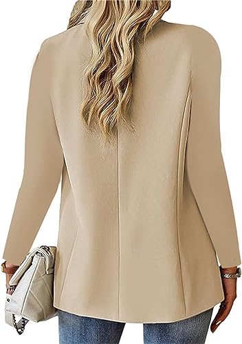 Women's Blazers Office Work Coats Casual Open Front Blazers Long Sleeve Lapel Jackets Lightweight Suit Jackets2