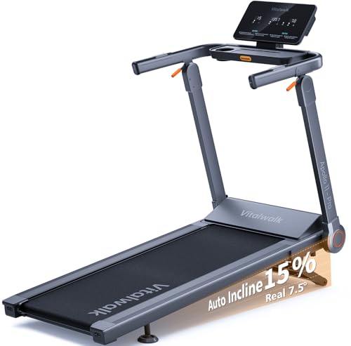 ✅ 8 Best Treadmills for Home Gym 7 Foldable Treadmill with 15% Auto Incline & 10MPH - Commercial 3.5HP Brushless Quiet, 18