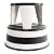 Cramer Kik Step Steel Step Stool - Two Step Stool, Holds 350 lbs (White)