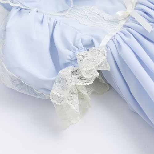 Girls Dress, Vintage Bluebell Heirloom Dress, Beige Lace, Puff Sleeve, Long Style for Spring and Autumn4