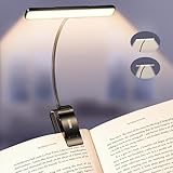 Gritin 2026 Gén.2 Lampe de Lecture, 32 LED Spectre Complet Liseuse Clip Protection des Yeux,5 Couleurs&5 Luminosités, Faisceau Large/Étroit Réglable,1500mAh Longue Durée Rechargeable pour Lire au Lit