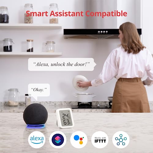 SwitchBot WLAN Smart Lock mit Touchscreen-Tastatur, Türriegelschlösser, Smartes Türschloss...
