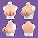 Silicone Breastplate Fake boobs Fake breasts forms Breast Plates Transgender Cosplay Drag Queen(Silicone C plus size,Ivory color)
