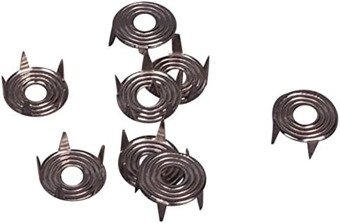 Porcelynne Silver Metal Open Round Decorative Vintage Nailhead Stud - 7mm - 250 Pieces