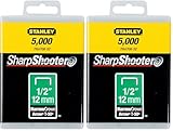 Stanley 1-TRA708T 12mm Heavy-Duty Staple (1000 Pieces) (Pack of 2)