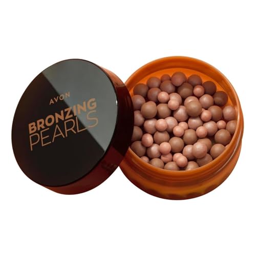 Avon Bronzing Pearls - Deep Bronze, Multi-Shade Pearls with Mineral Pigments for a Buildable Multi-Dimensional Radiant Glow, Suitable for All Skin Tones, Cruelty-Free Face Bronzer, 28g