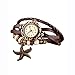 Produktbild Joyfeel Buy Frauen Retro Watch Weave Wrap Lederarmband Anhänger Armbanduhr Quarzuhr mit Seestern Zubehör-Kaffee