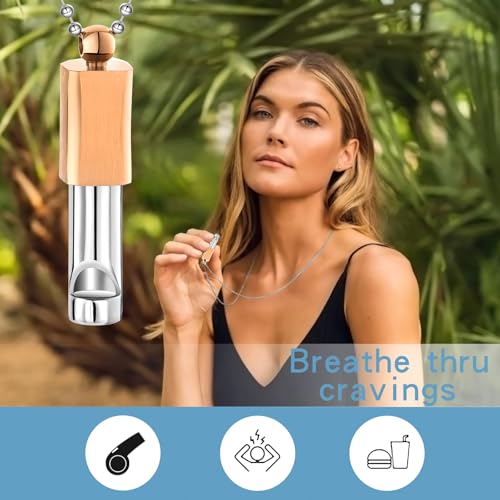 Anxiety Whistle Frequency Healing Devices Mindfulness Breathing Necklace Meditation Stress Relief Tuning Tool Outdoor Emergency Life Saving Tools Jewelry Gift for Women Men2