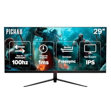 Monitor Gamer Pichau Nexus Wide 29 | 29 Polegadas | Painel IPS | Ultrawide | WFHD | 1ms | 100Hz | FreeSync | HDMI/DP | PG-NXSW29-BL01