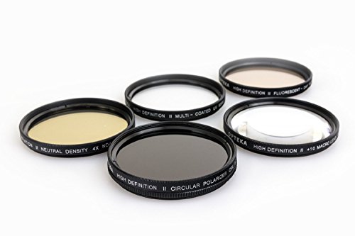 Opteka 52Mm High Definition Ii Professional 5 Piece Filter Kit Includes Uv, Cpl, Fl, Nd4 And 10X Macro Lens #TOP2