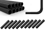 Bee Blinds Elektroinstallationsrohr PVC 28 mm Schwarz, 10x 2 m (20 m), inkl. 10 Flexible Verbindungsstücke, Kabelschutzrohr Installationsrohr