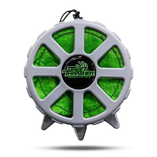Tree Thrasher Game Call - Whitetail Deer Hunting Gear and Accessories for Men and Women - Makes Realistic Ground Noise, Antlers Scratching, and Thrashing - Attach on Tree Stands, Backpacks, or Pockets