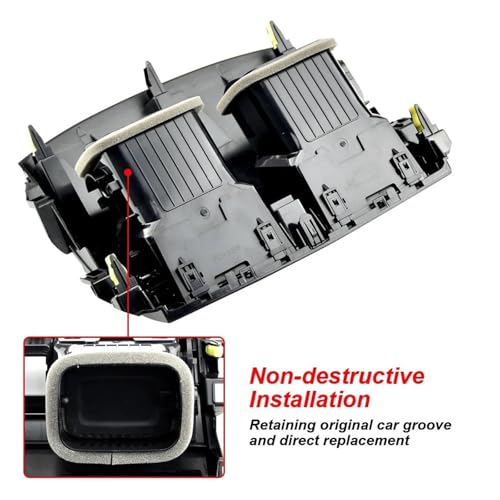 Rejilla de ventilación central para Toyota Corolla 2007-2013: panel de salida de aire 3