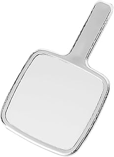 Ciieeo Handheld Makeup Mirror Small Electropl...