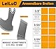 LEILUO Oszillierende Multitool Sägeblätter 6er Pack Diamant Multifunktionswerkzeug Klingen Set für Fugenentfernung Passend für DeWalt Milwaukee Makita Ryobi und mehr