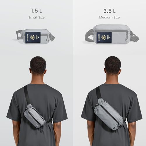 Image of tomtoc 1.5L-3.5L Sling Bag with RFID Blocking, Crossbody Chest Pack for Men Women, Water-Resistant Bag for Travel and Daily