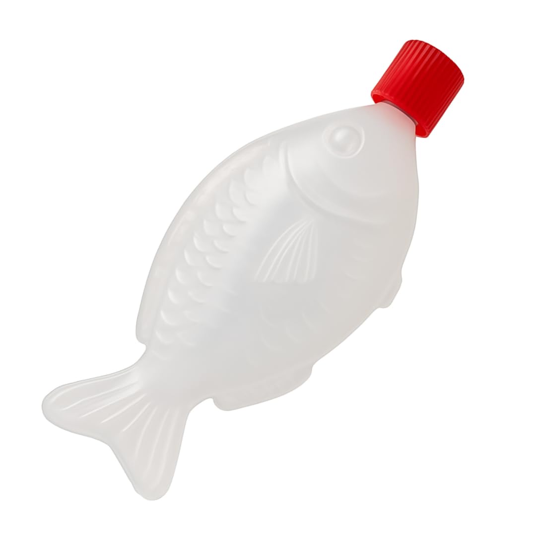 UNCLEJUM 100PCS 8ML Sushi Soy Sauce Bottles Fish-Shaped Disposable for Sashimi, Rice Balls, Gravy, Syrup Tube, Mini Containers – Food Grade, Leak-Proof, Personal Sauce Dispensers – for Food Delivery: Home &