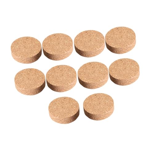 SM SunniMix 10 Pieces Pincushion Corks Replacement, Creative Craft Supplies Sturdy Needle Holder Round for Needlework Quilting Stitchwork