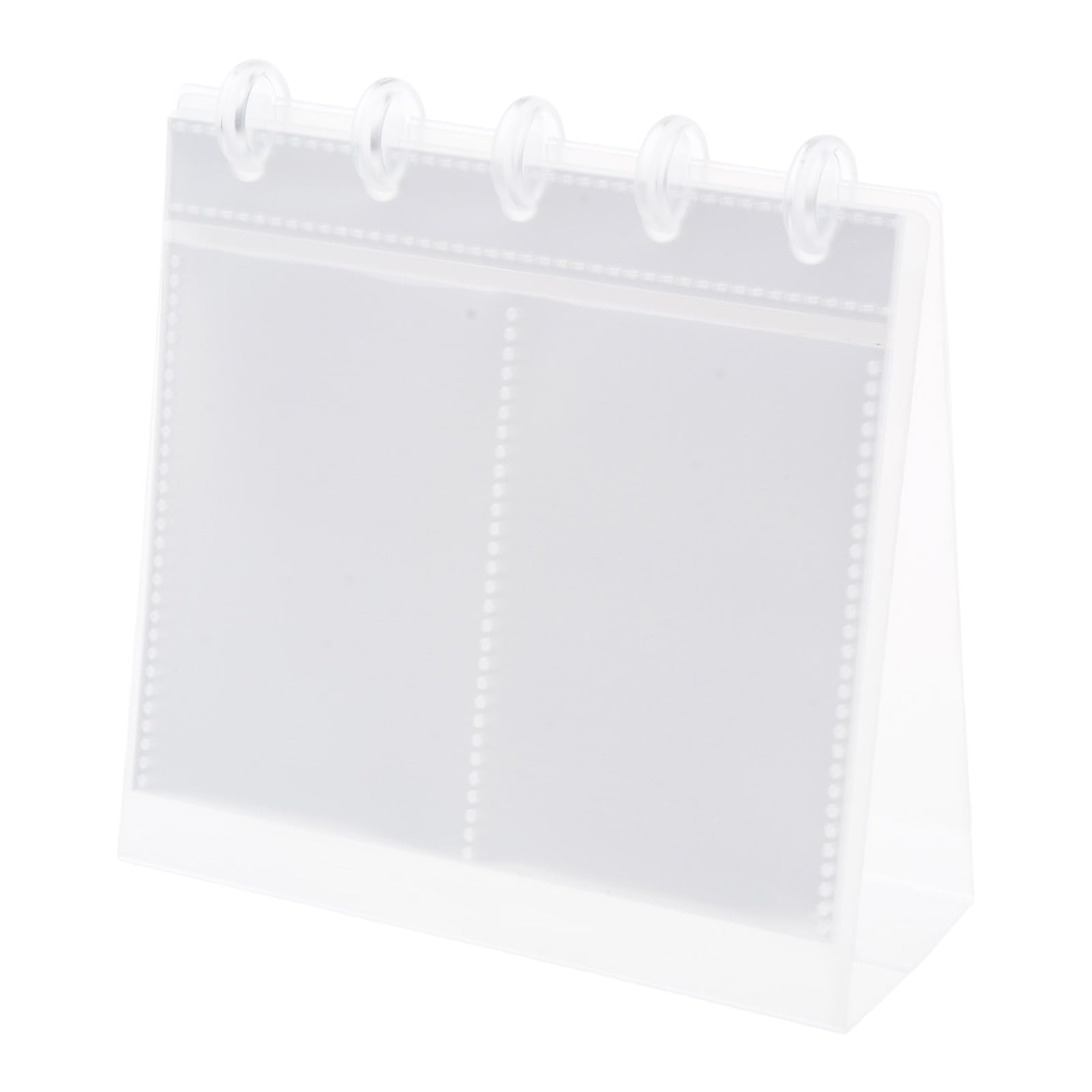 Multipurpose Clear Photo Album for Desktop Displaying with 3Inch Double Slot Design Idol Photocard Binder Collect Book Photo Album