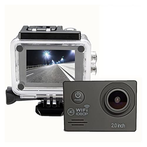 Image of Action Camera Sports Camera Outdoor Underwater Digital Video Camera Mini WiFi Waterproof DV (Color : Blue Size : Medium)