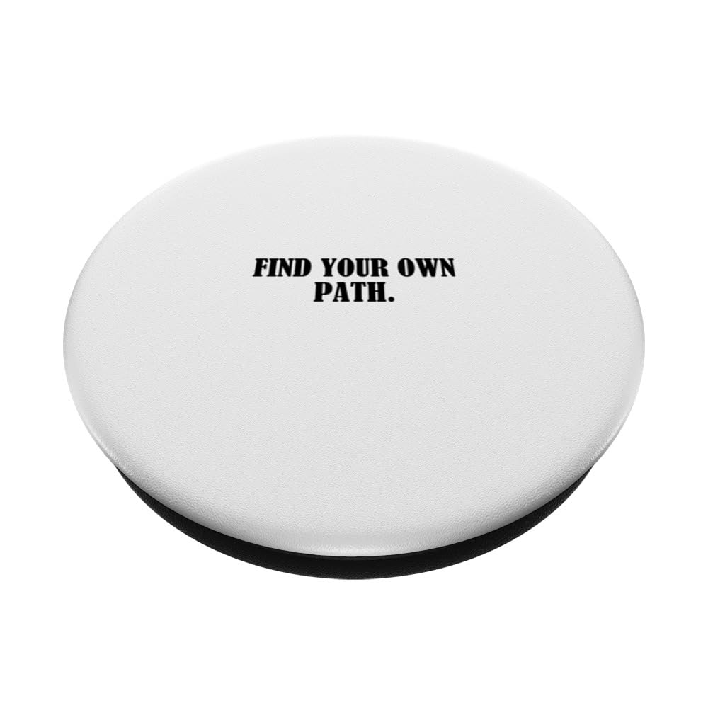 Find your own path. PopSockets Swappable PopGrip, Black - Image 2