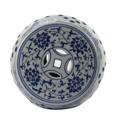 Fine Asianliving Taburete de cerámica, Taburete de jardín de cerámica, Taburete de jardín de Porcelana, Taburete de cerámica Oriental, Taburete de Porcelana China, Taburete de Porcelana asiática Mesa
