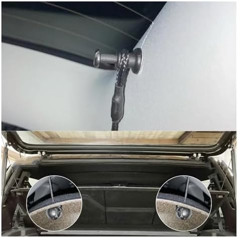 Car Clips Rear Trunk Cargo Parcel Shelf String Clips Holder Pivot Cord Hanger Accessories for A3 for 8P for 8V 2003-2020 for Q2 for Q3 for F3 for Q5 for 8R(1 Kit)