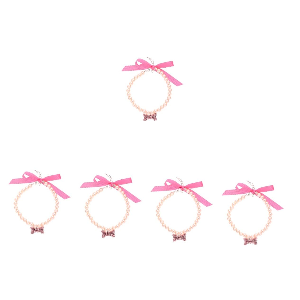 Collier perles pour chiens et chats lot de 5 perles réglables pour animaux