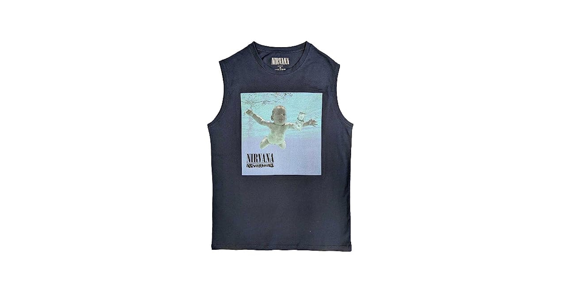Amazon.com: Nirvana Tank Top Muscle T Shirt Nevermind Album