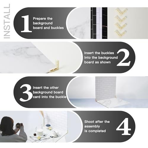 Tablas fotográficas reversibles 24x24 pulgadas BEIYANG miniatura 5