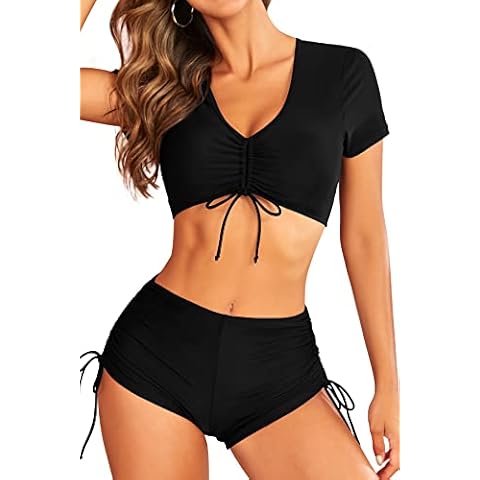 SHEKINI Women's High Waisted Bikini Set Cover