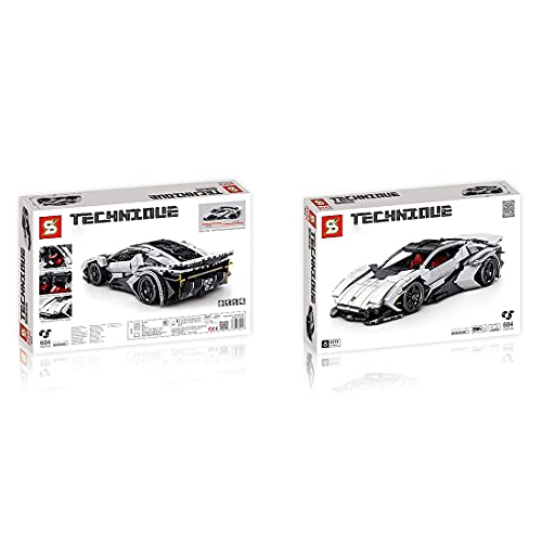 Technic Oldtime 684 Klemmbausteine Oldtimer Modellbausteine Konstruktionsspielzeug Kompatibel mit Lego Technic (8313) – Bild 6